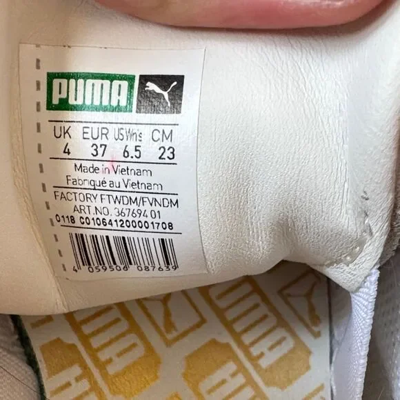 Puma Sneakers with Pink Satin Laces - Picture 7 of 7